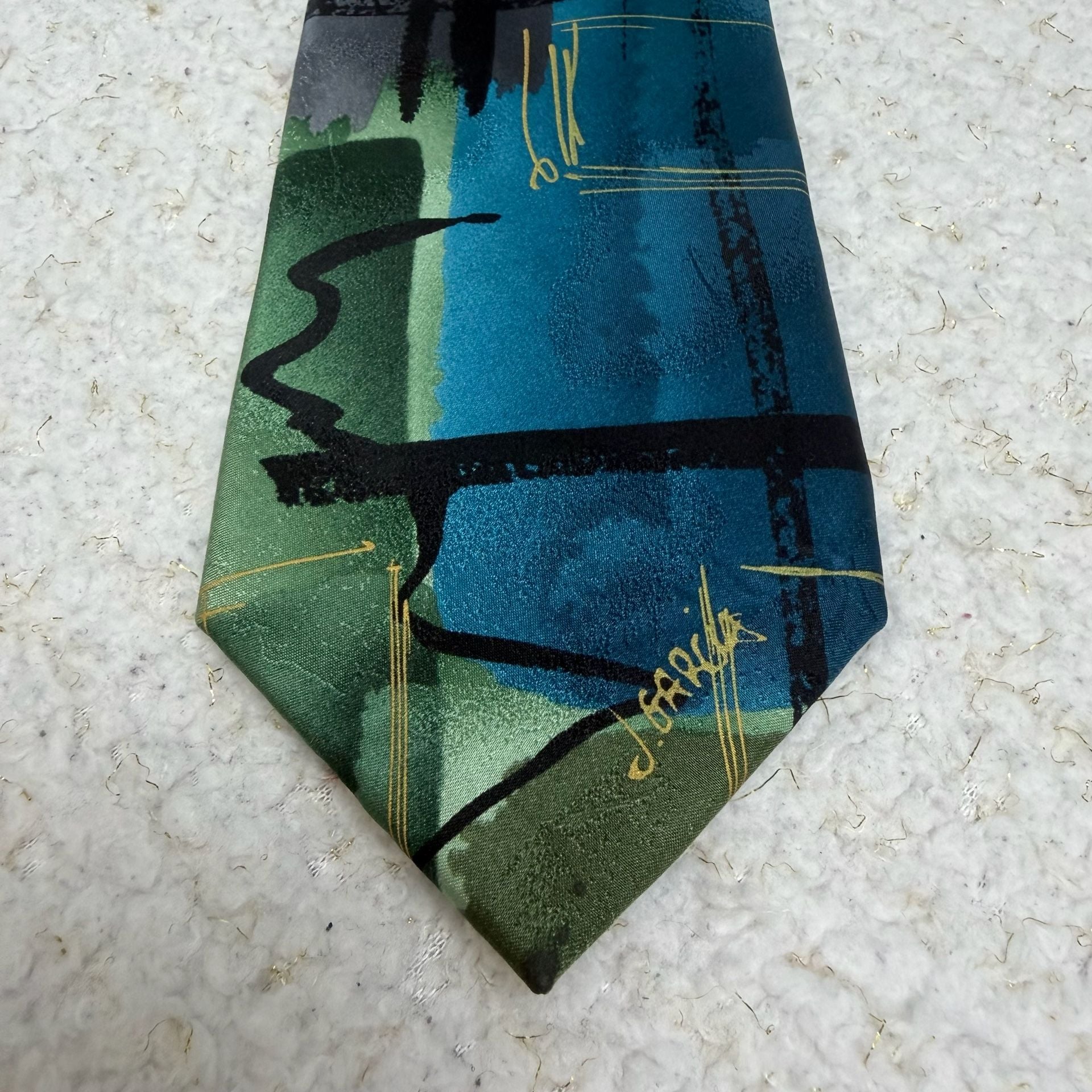 J. Garcia Nude Collection Collector's Edition Artist Proof No. 2013 Silk Tie  7