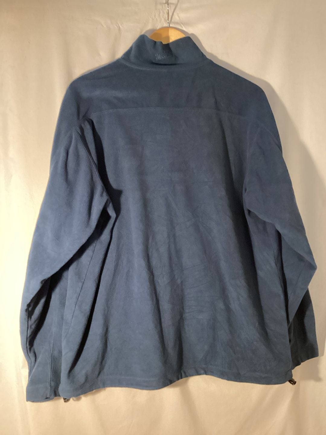 Woolrich Men's Blue Full Zip Fleece Jacket Size L 4