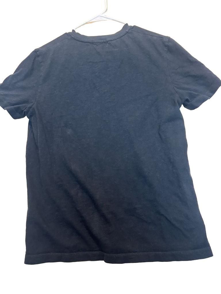 True Religion Short Sleeve Henley Shirt Black Size L 3