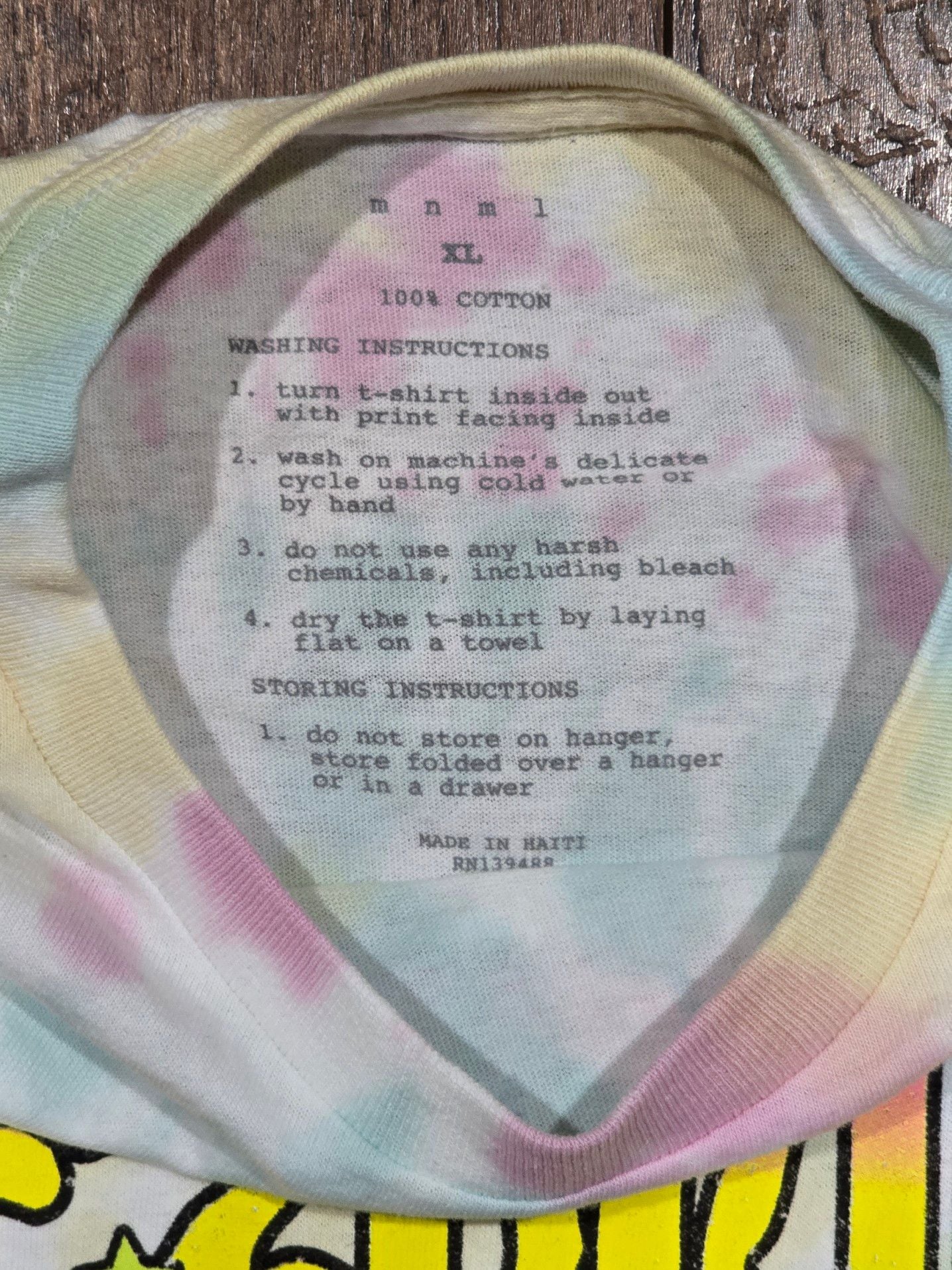 mnml Creating Chaos Skull Faded Youth Tie Dye Graphic T-Shirt 4