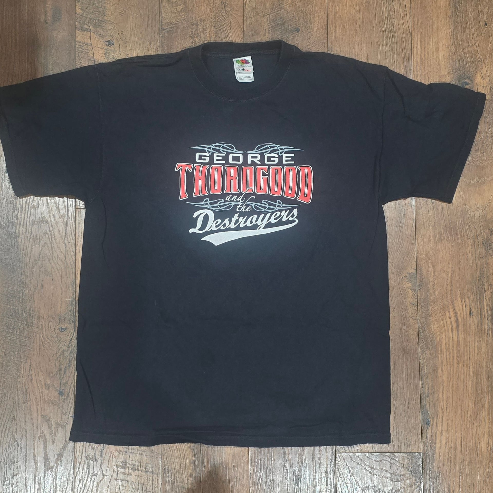 George Thorogood & The Destroyers One Bourbon One Scotch And One Beer T-Shirt XL 2