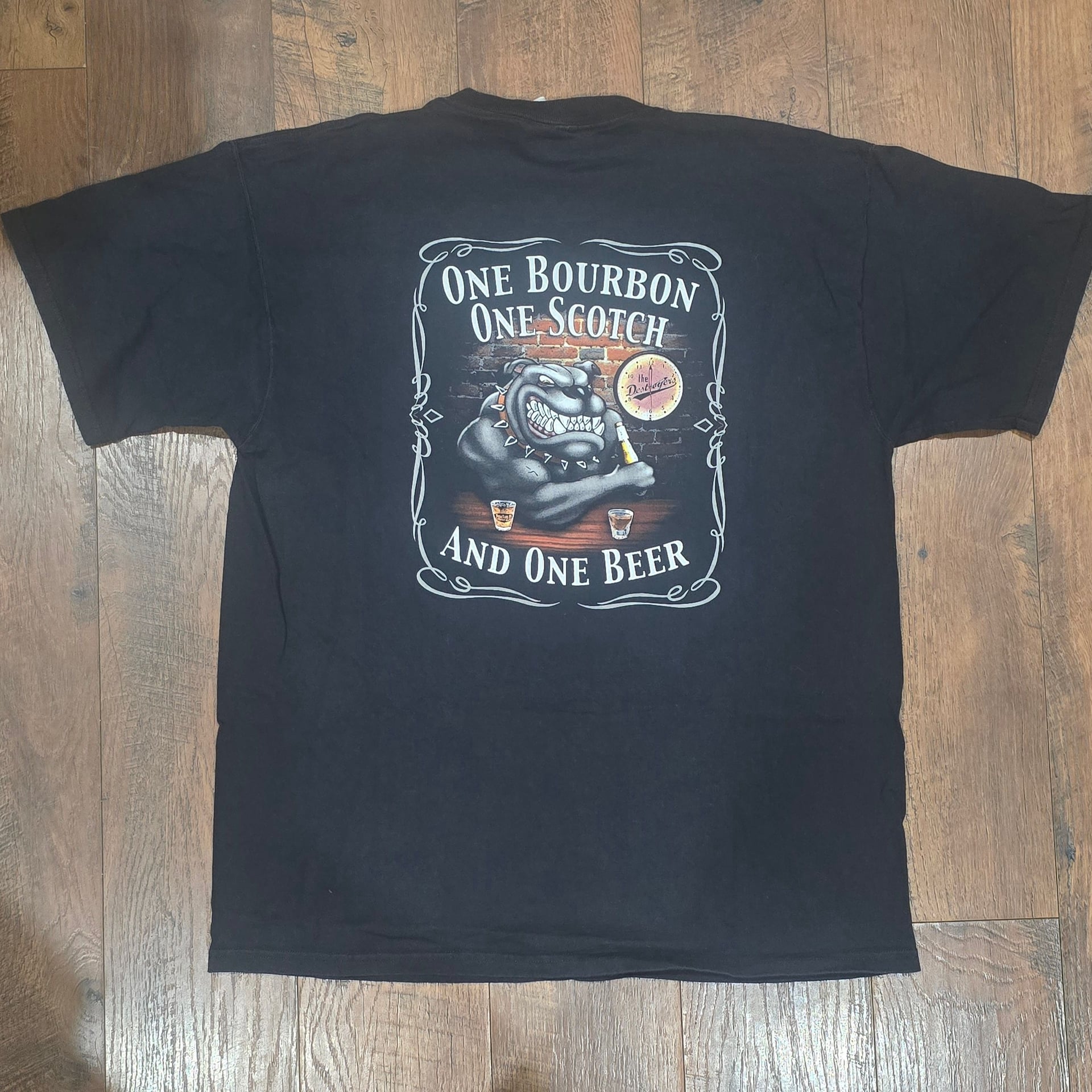 George Thorogood & The Destroyers One Bourbon One Scotch And One Beer T-Shirt XL 7