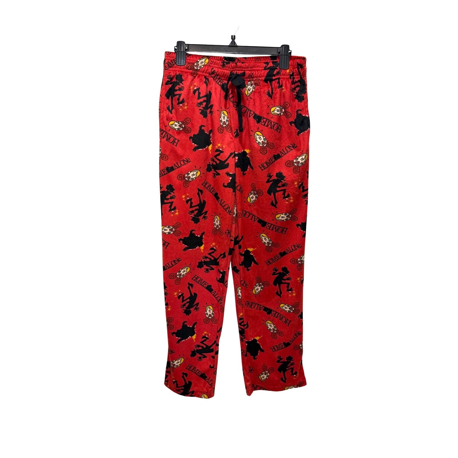Home Alone Wet Bandits Fleece Lounge Pajama Pants Red Size S 3