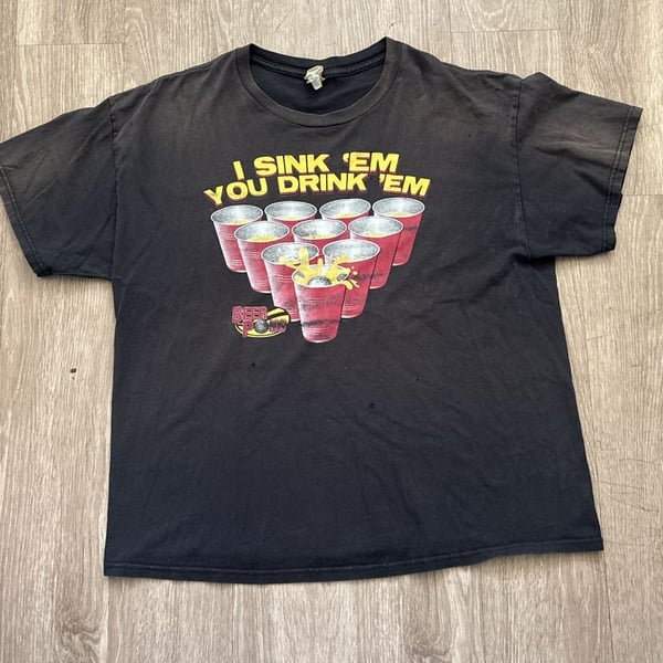 Pro Weight Beer Pong I Sink 'Em You Drink 'Em Graphic T-Shirt