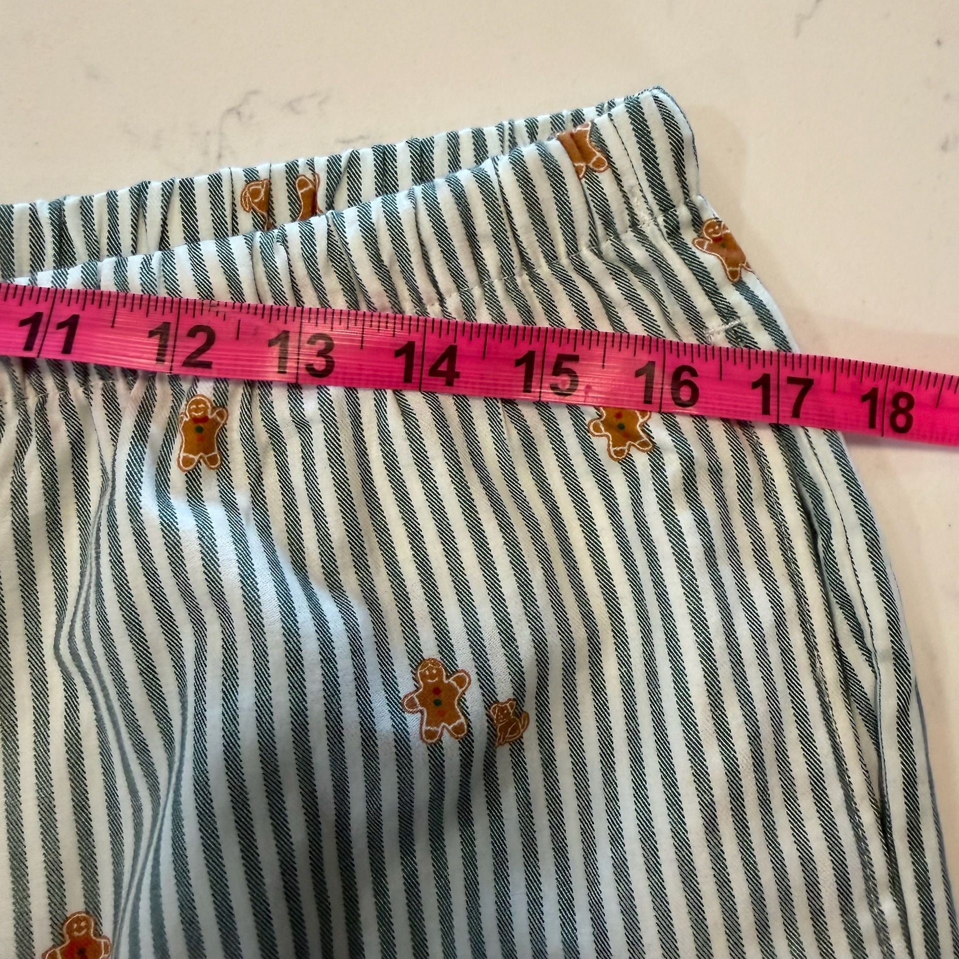 Wondershop Men's Gingerbread Man Striped Pajama Pants Size M 7