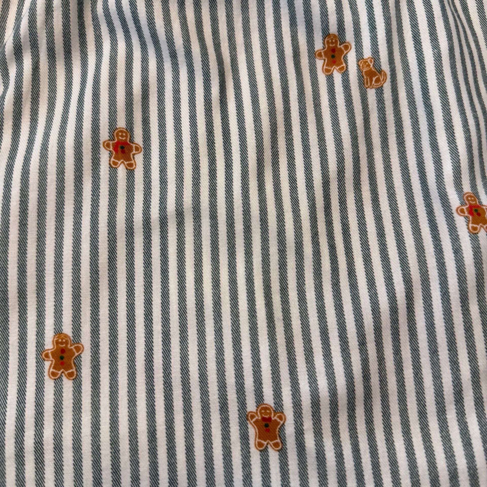 Wondershop Men's Gingerbread Man Striped Pajama Pants Size M 10