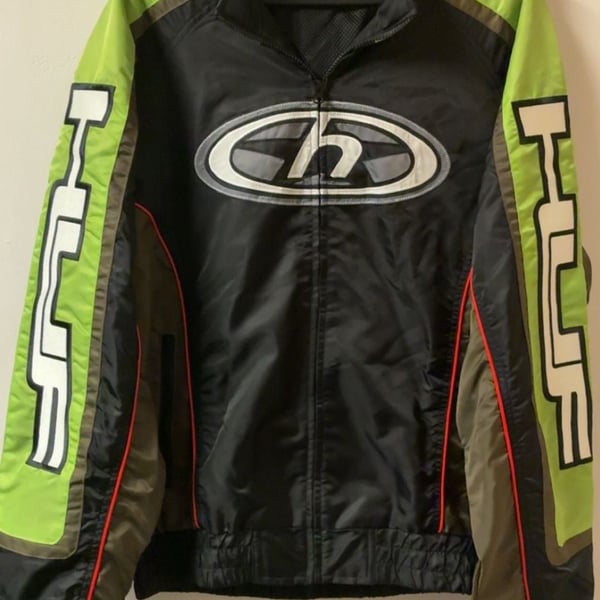 HUF Moto Jacket Black Green