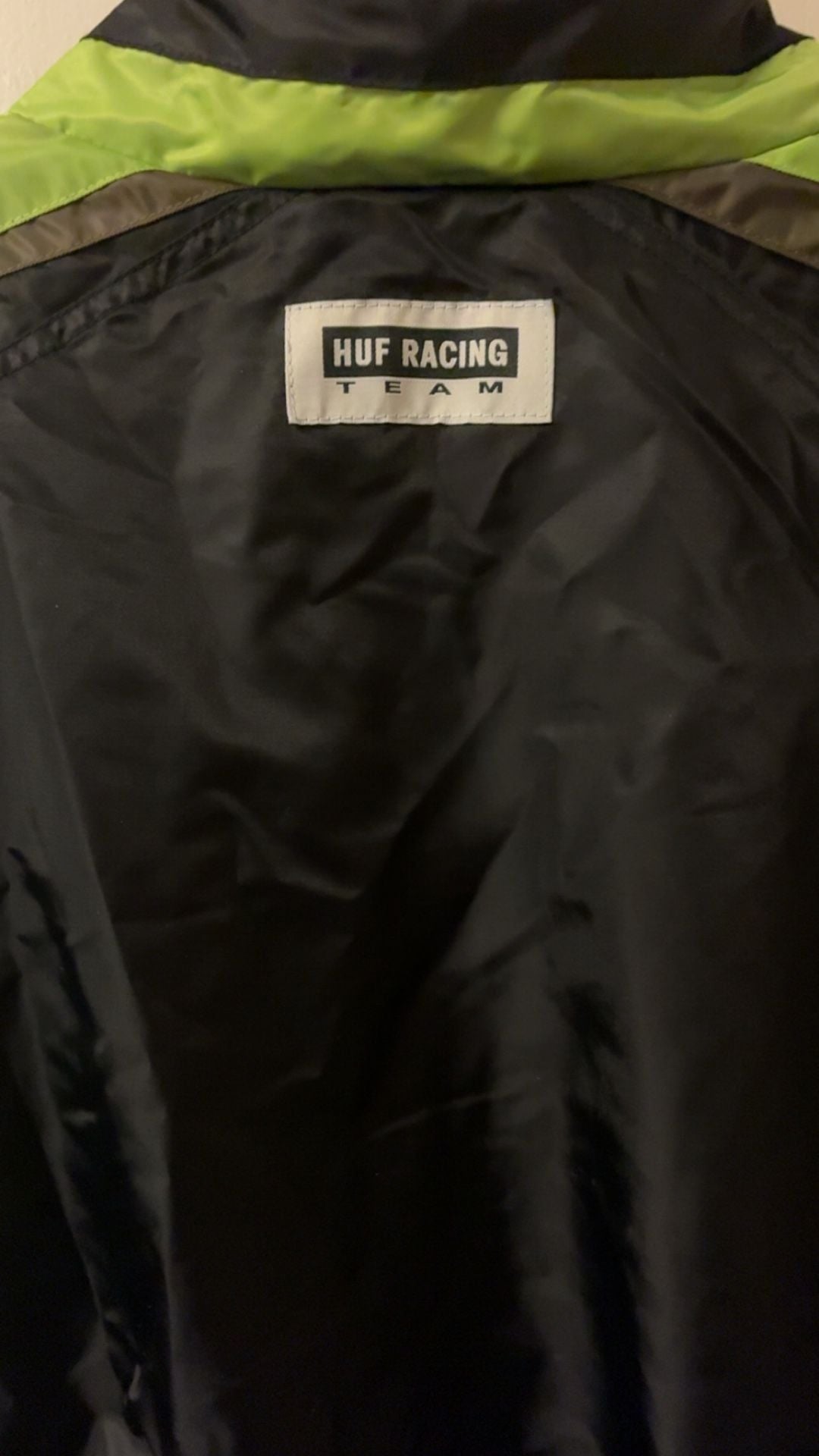 HUF Moto Jacket Black Green 8