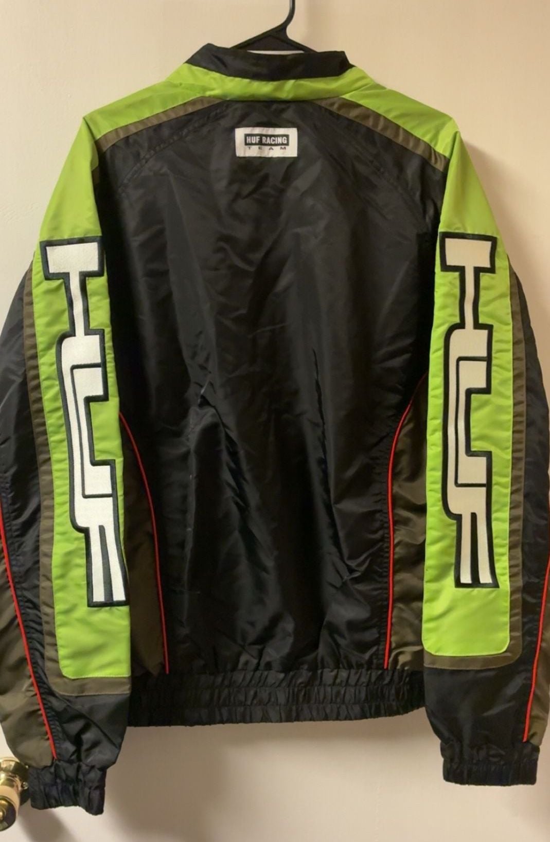 HUF Moto Jacket Black Green 7