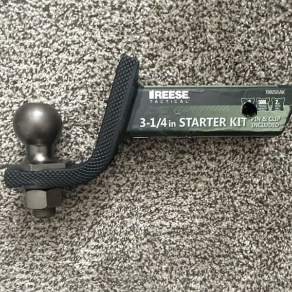 Reese Tactical 3-1/4 in Starter Kit Trailer Hitch Ball Mount