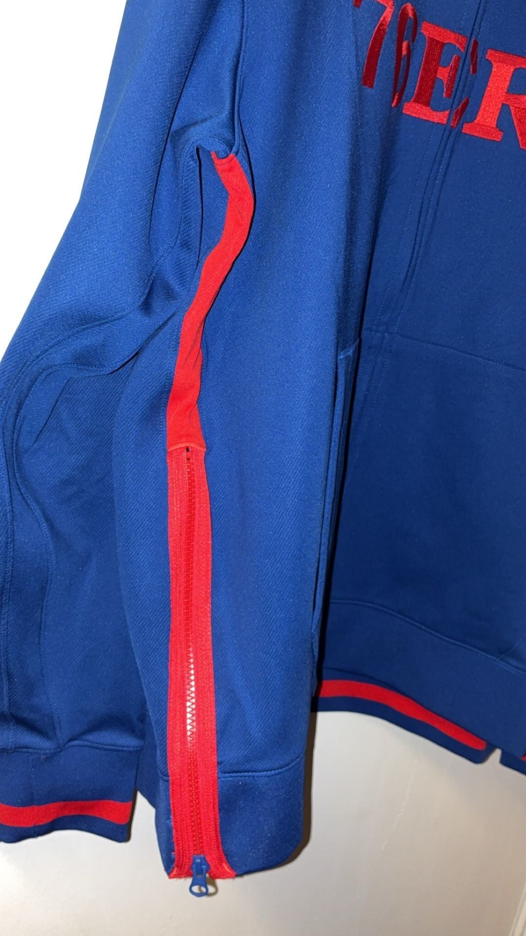 Nike NBA Philadelphia 76ers Dri-FIT Full-Zip Hoodie Royal Blue XL 5