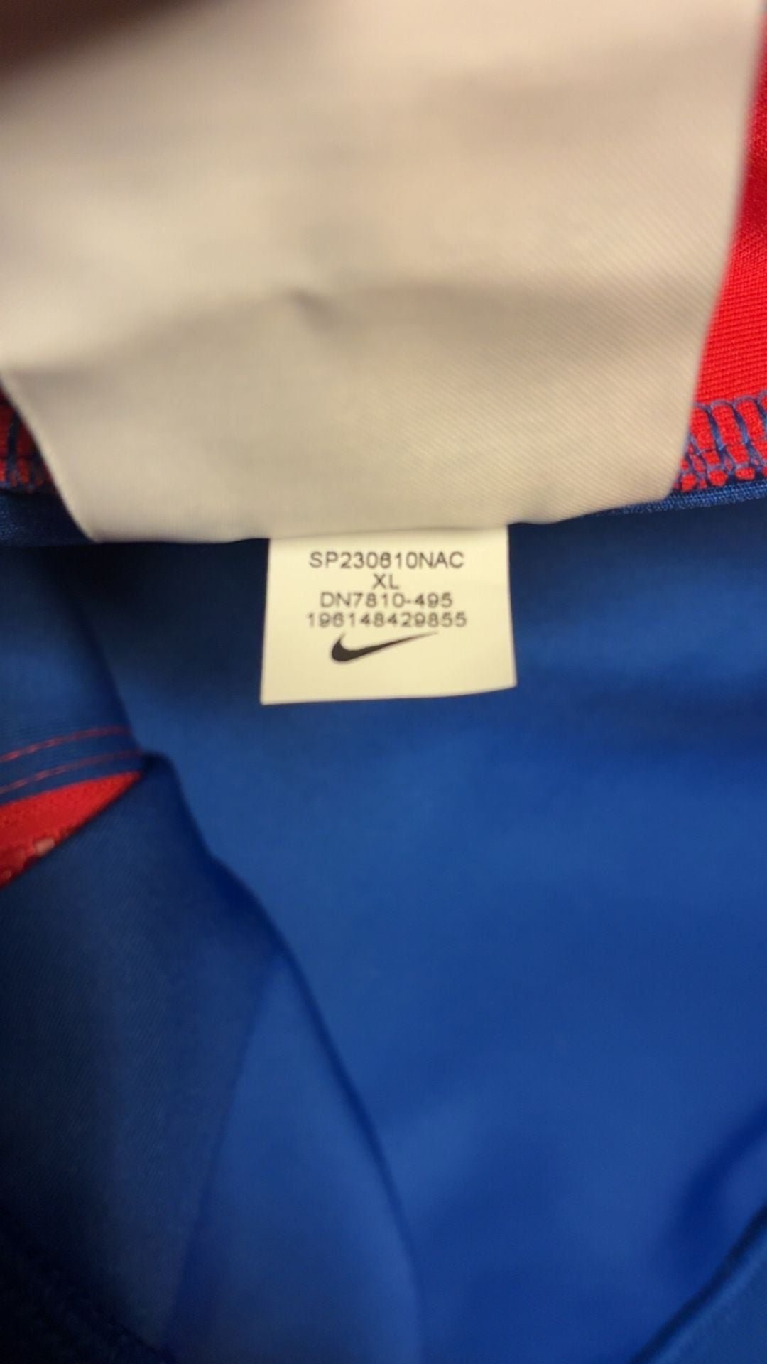 Nike NBA Philadelphia 76ers Dri-FIT Full-Zip Hoodie Royal Blue XL 9
