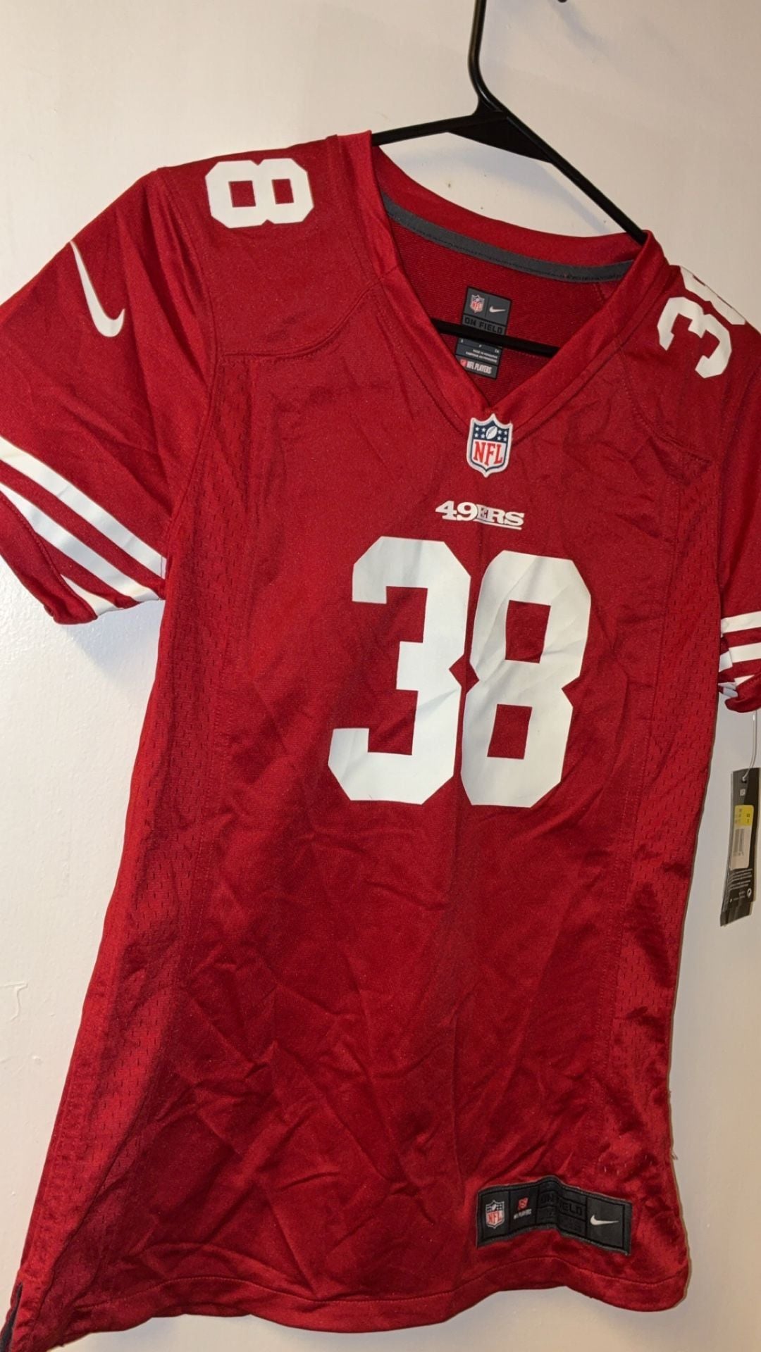 Nike Jarryd Hayne #38 San Francisco 49ers Women's Football Jersey Size S 4