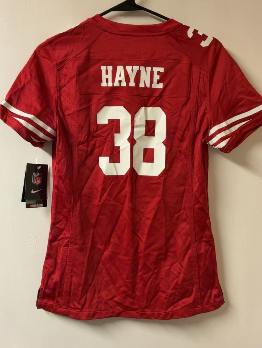 Nike Jarryd Hayne #38 San Francisco 49ers Women's Football Jersey Size S 8