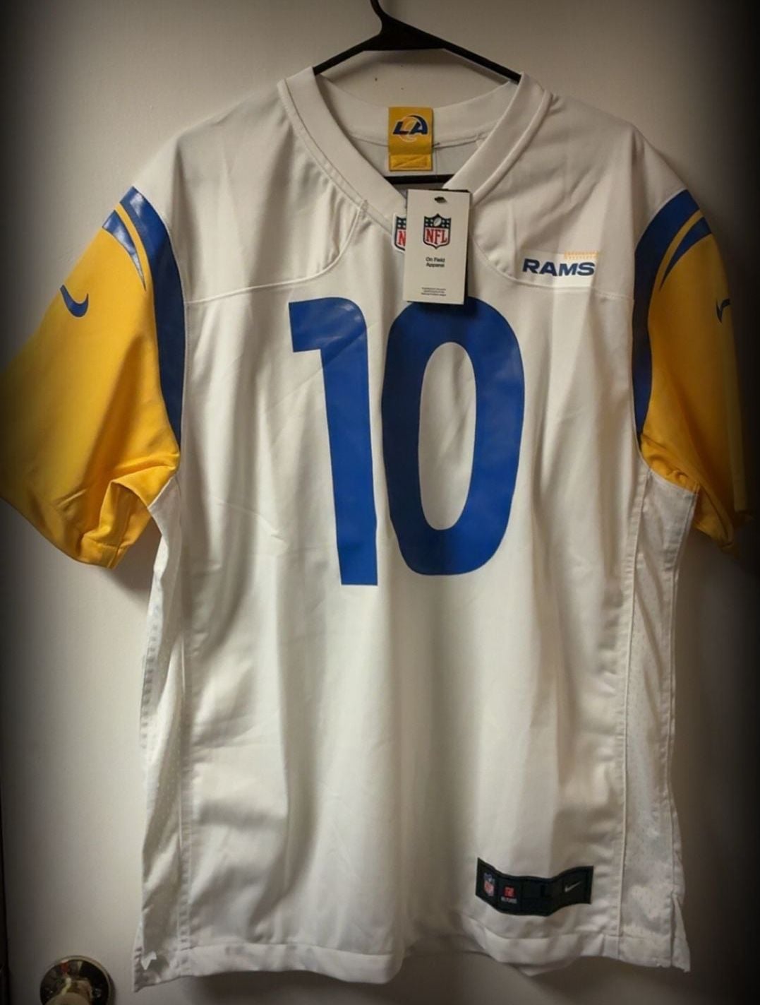 Nike Men's Los Angeles Rams Cooper Kupp #10 White Game Jersey 2