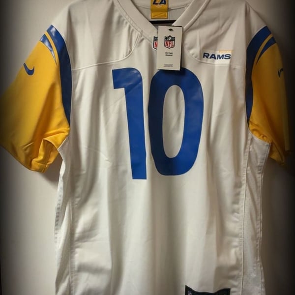 Nike Men's Los Angeles Rams Cooper Kupp #10 White Game Jersey