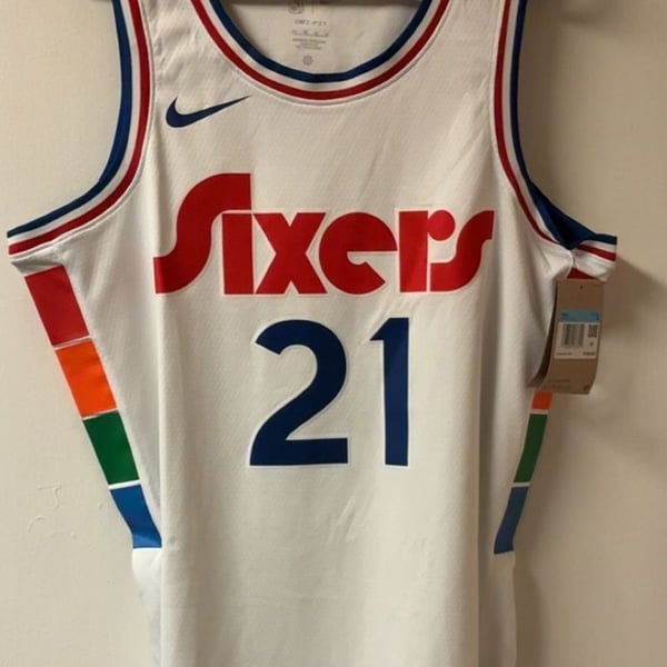 Nike Joel Embiid Philadelphia 76ers 2024/25 City Edition Swingman Jersey