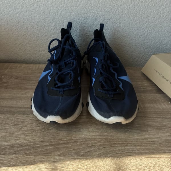 Nike React Element 55 Midnight Navy/Royal Pulse-White-Black Sneakers