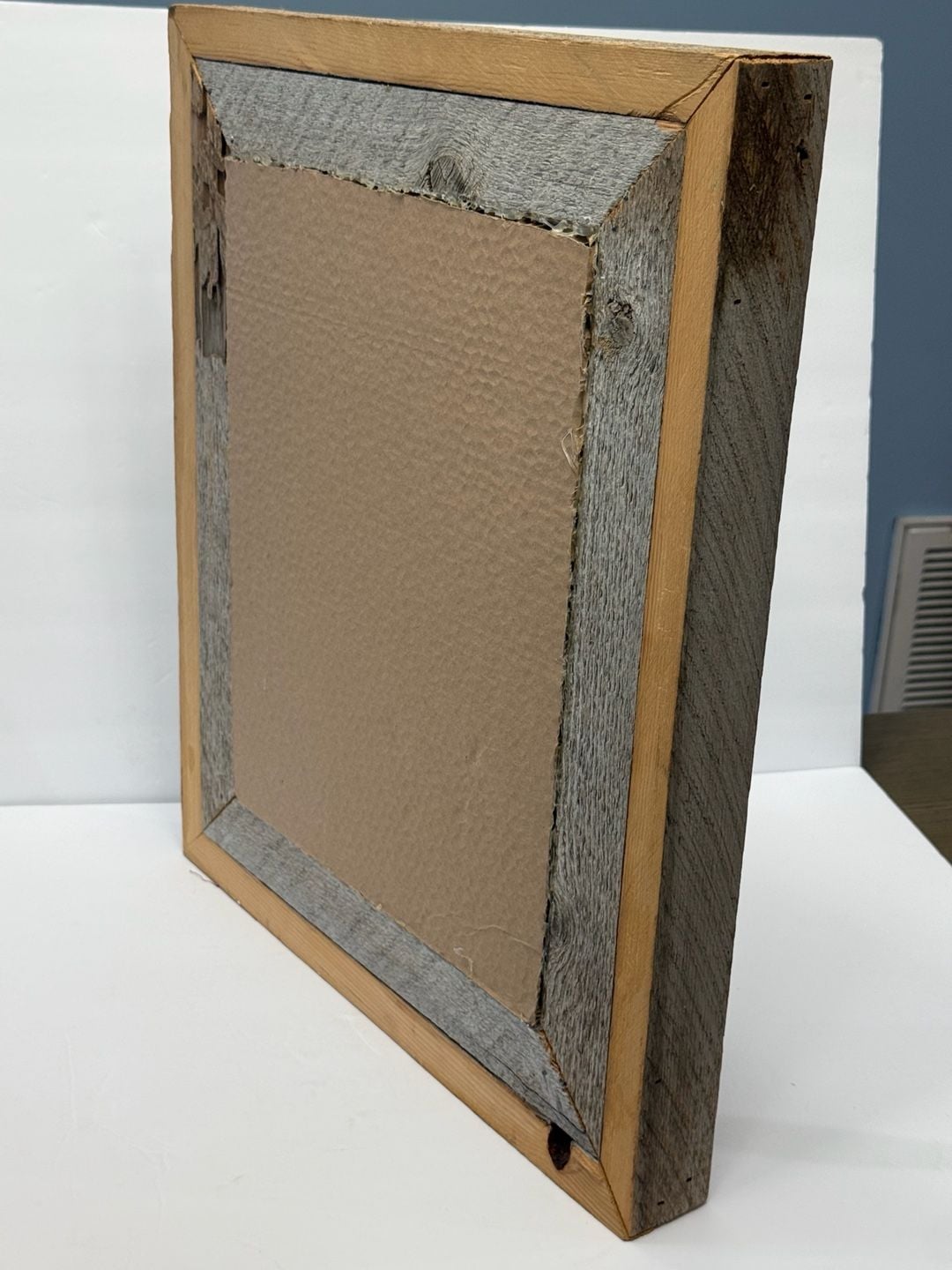 Handcrafted Wine Cork Board in Reclaimed Wood Frame 7