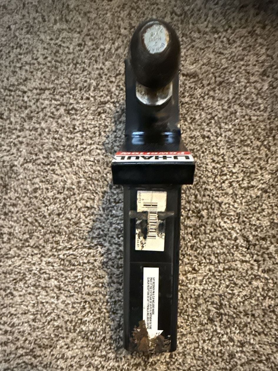 U-Haul Power Tow Starter Kit 2 1/4" Drop Ball Mount & 2" Ball 7500 lb 4