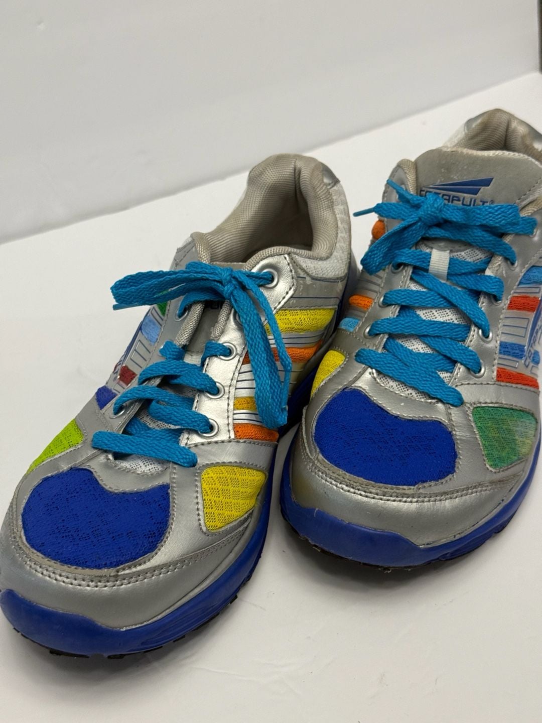Catapult Phillip Lite Men’s 10.5 Running Walking Shoes Gray Blue Multicolor 3