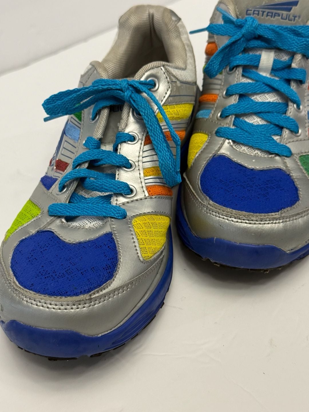 Catapult Phillip Lite Men’s 10.5 Running Walking Shoes Gray Blue Multicolor 5
