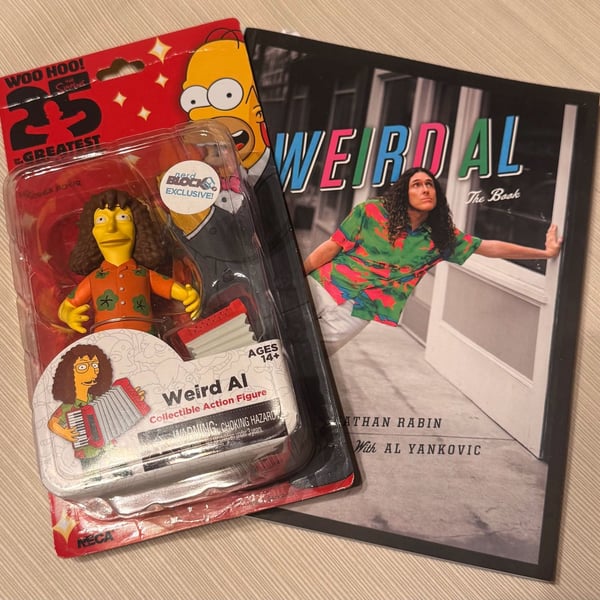 Weird Al Bundle: Simpsons 25th Anniversary + Coffee Table Collector (Free Shipping)