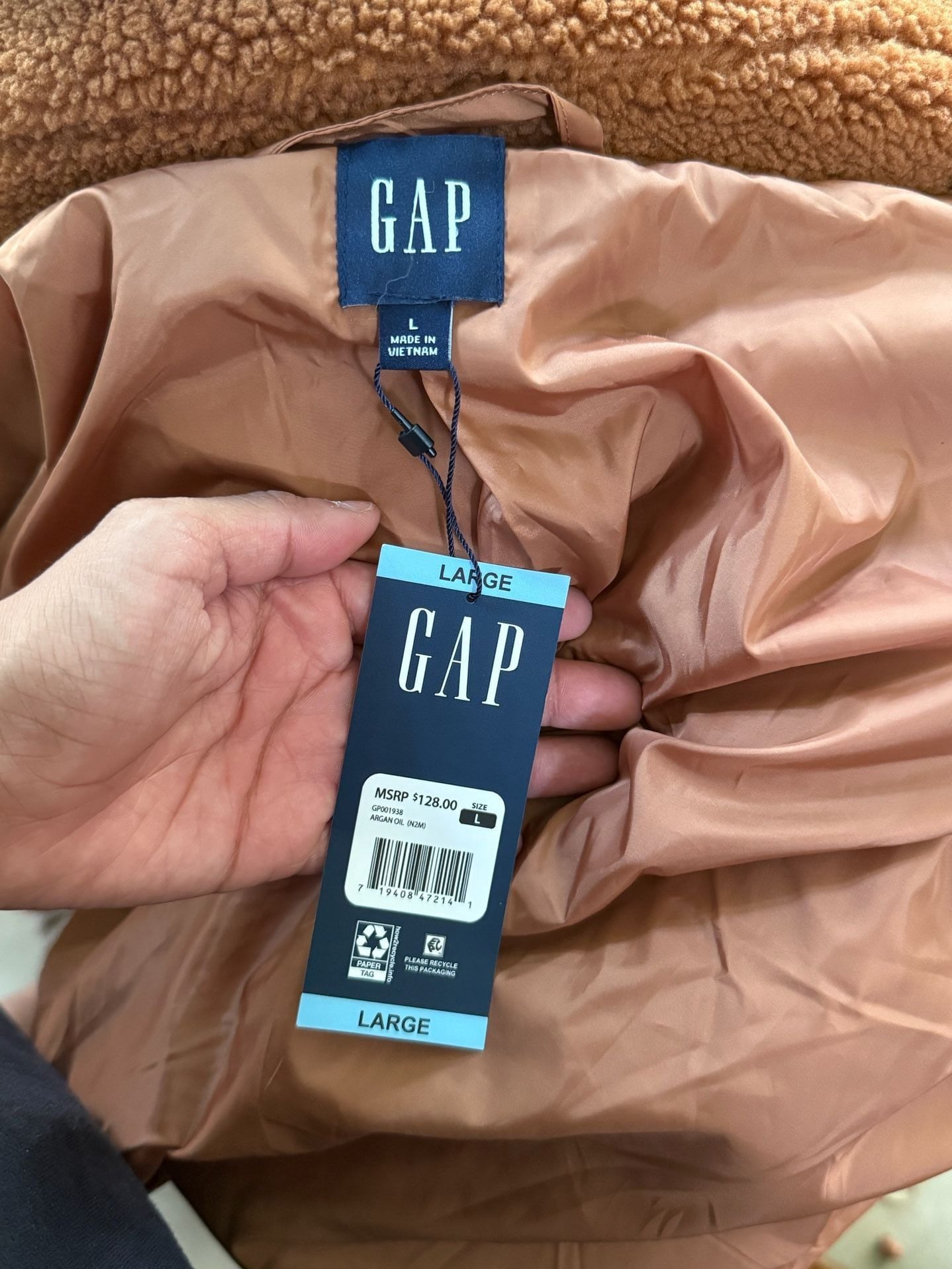 GAP NWT Sherpa Teddy Bear Coat 6