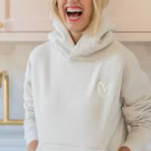 Women's Live What You Love Relaxed Hoodie Sz sm