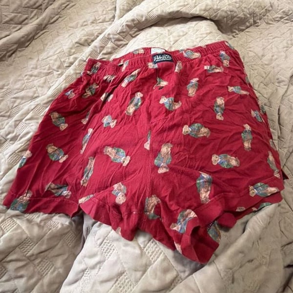 Polo Ralph Lauren Red Polo Bear Classic Fit Boxer Shorts