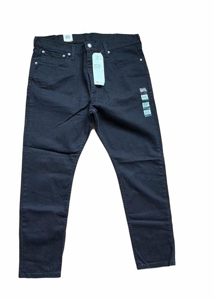 Levi's 512 Slim Taper Flex Jeans Jet Black 38x30 2
