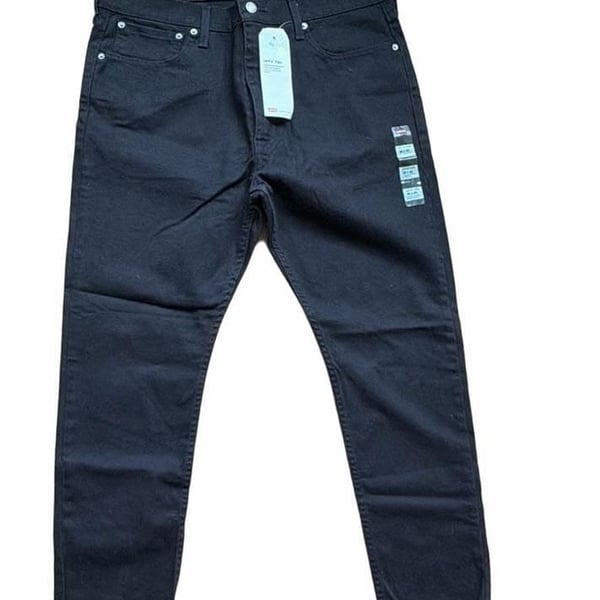 Levi's 512 Slim Taper Flex Jeans Jet Black 38x30