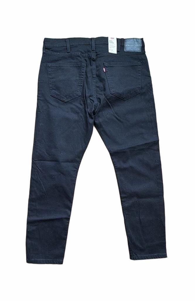 Levi's 512 Slim Taper Flex Jeans Jet Black 38x30 3
