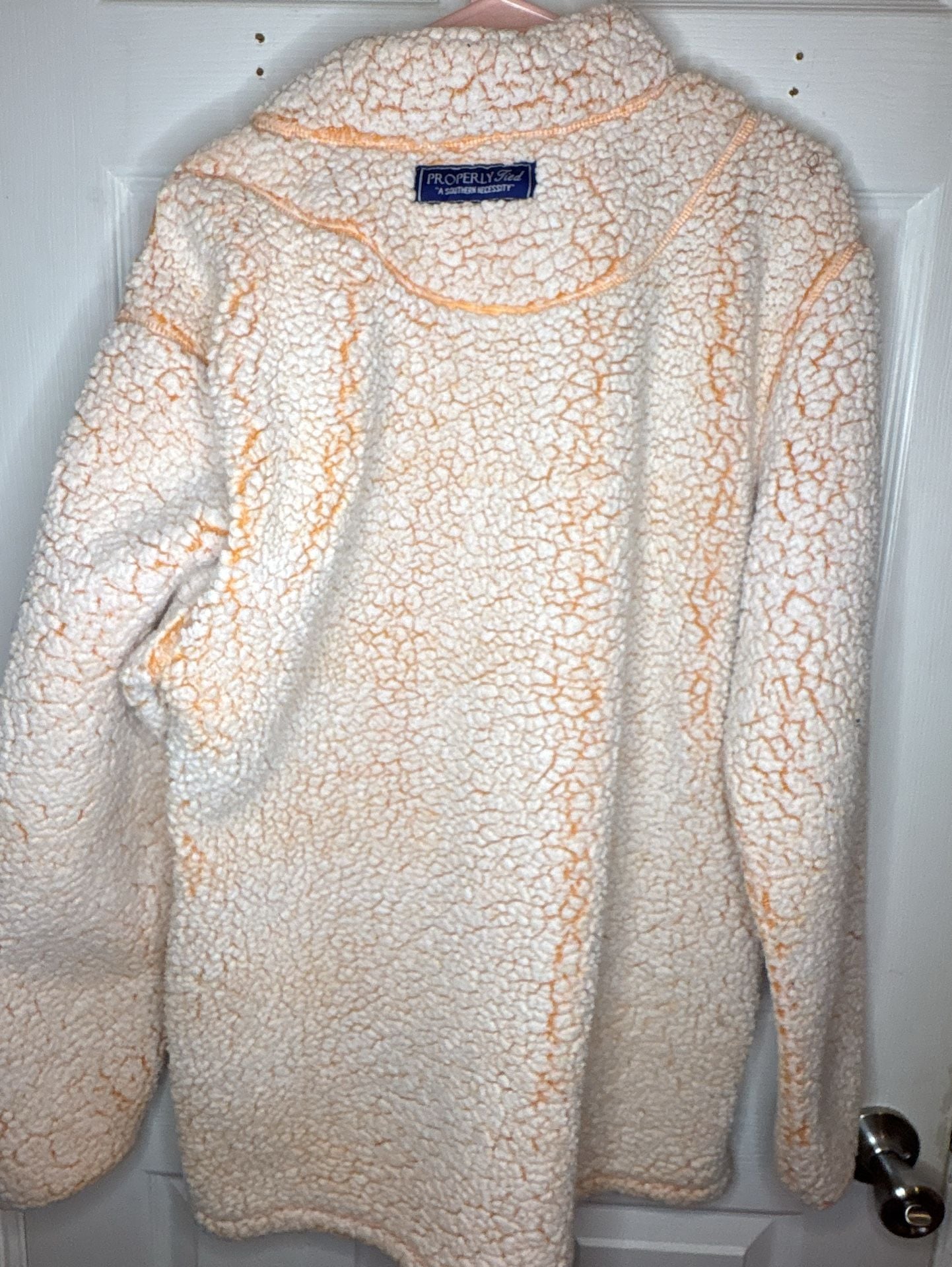 Properly Tied Pintail Pullover Sherpa Fleece 1/4 Zip Jacket Size L 4
