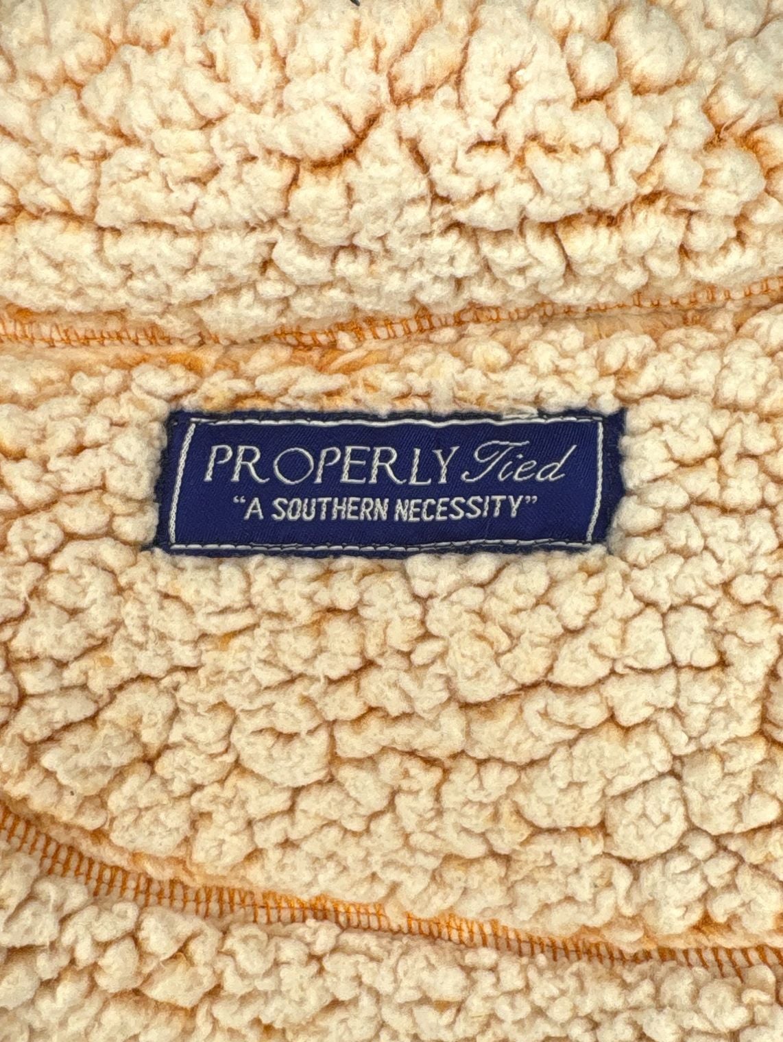 Properly Tied Pintail Pullover Sherpa Fleece 1/4 Zip Jacket Size L 5