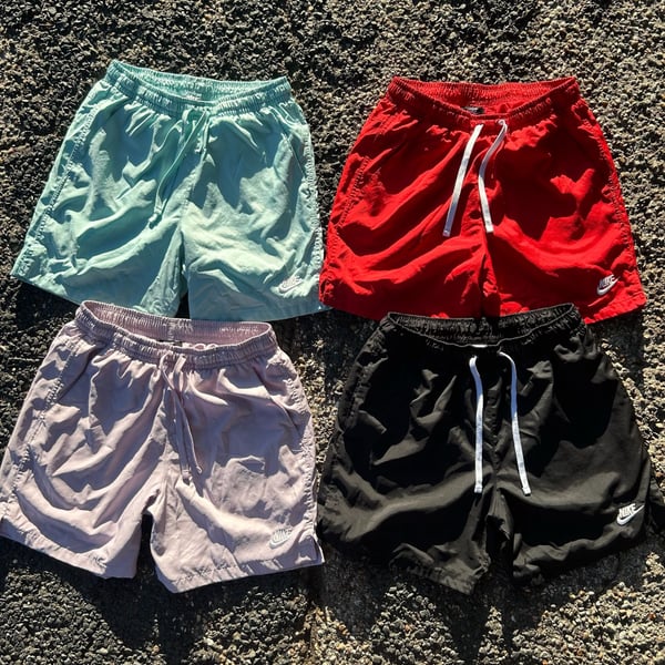 Nike Sportswear Club Woven Lined Flow Shorts Lot of 4 Colors Size S