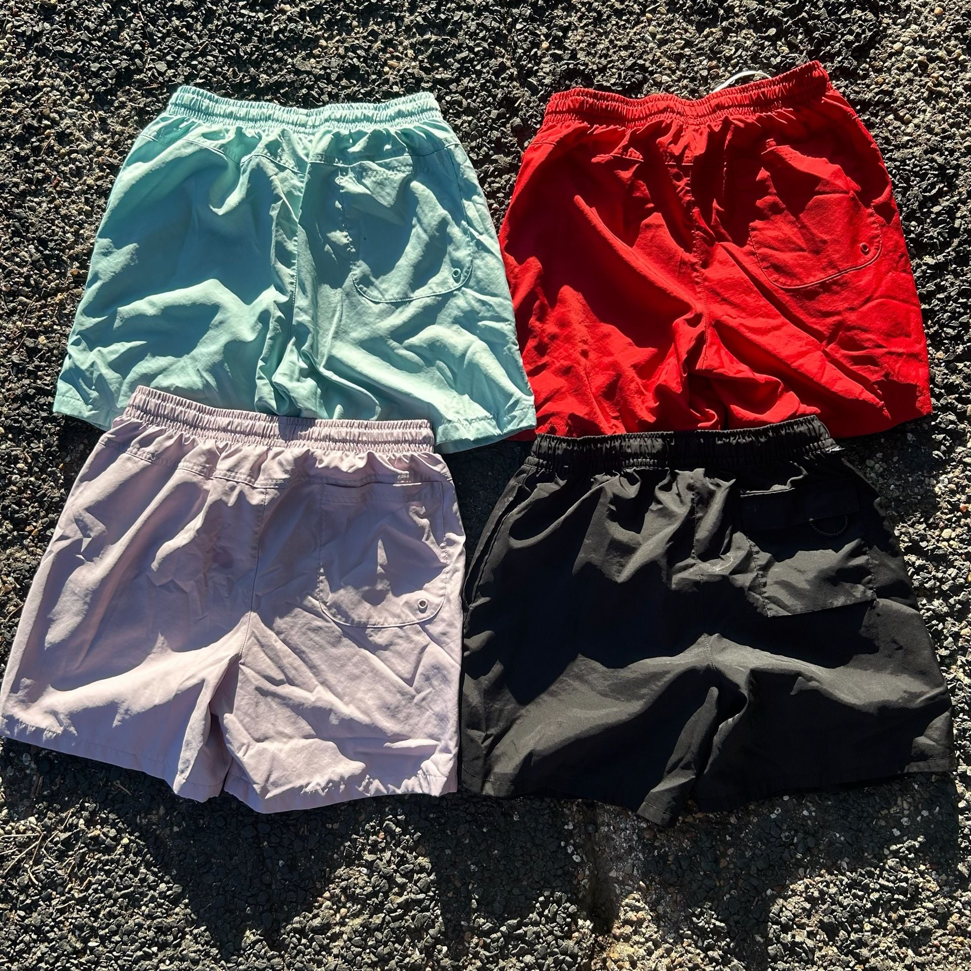 Nike Sportswear Club Woven Lined Flow Shorts Lot of 4 Colors Size S 2