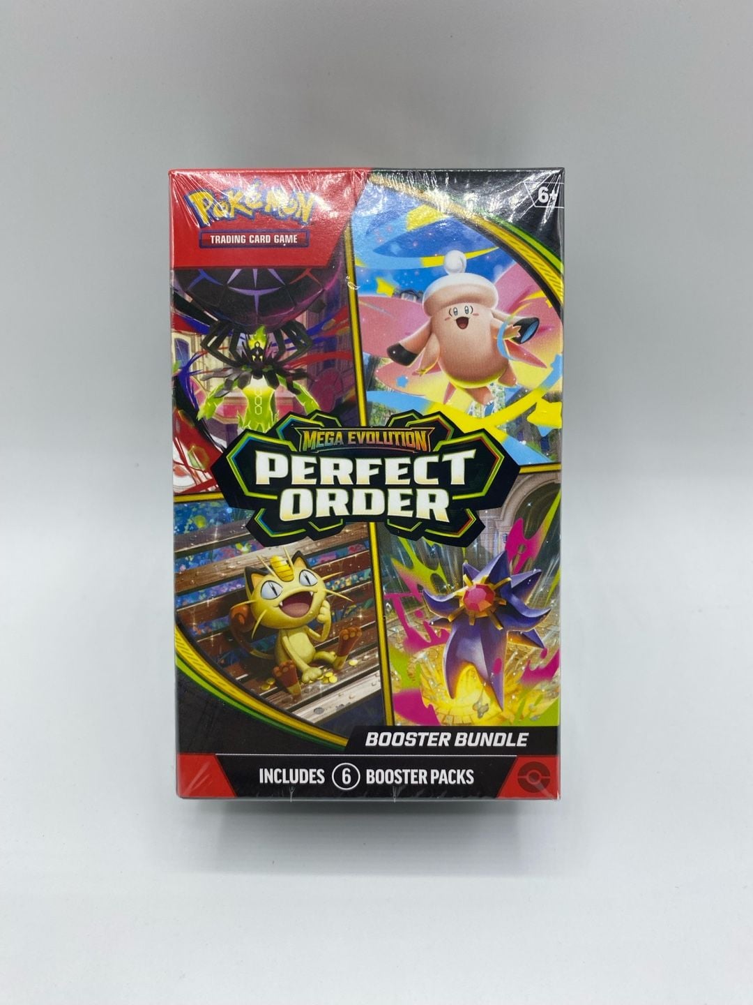 Pokémon TCG: Mega Evolution-Perfect Order Booster Bundle (6 Packs) New Sealed 1