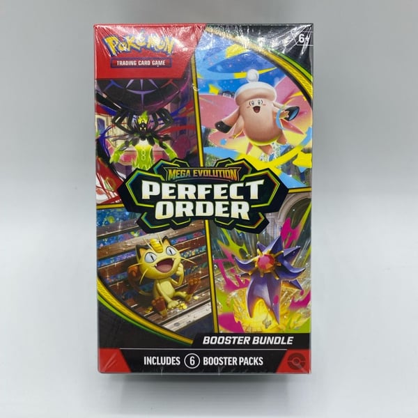 Pokémon TCG: Mega Evolution-Perfect Order Booster Bundle (6 Packs) New Sealed