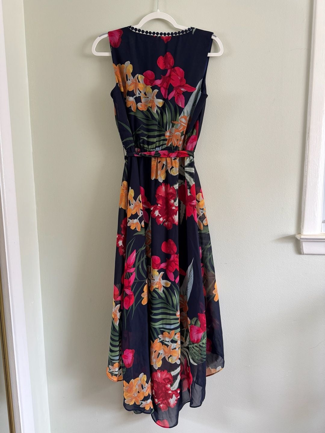 Apt. 9 Floral Tropical Print High Low Maxi Dress Size S 3