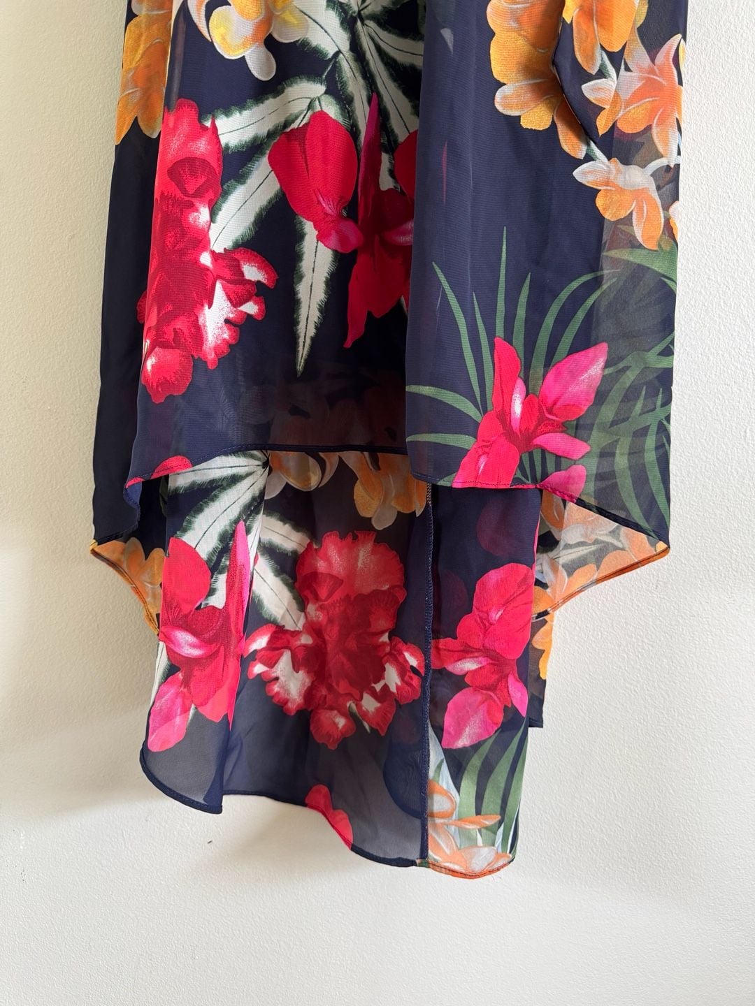 Apt. 9 Floral Tropical Print High Low Maxi Dress Size S 6