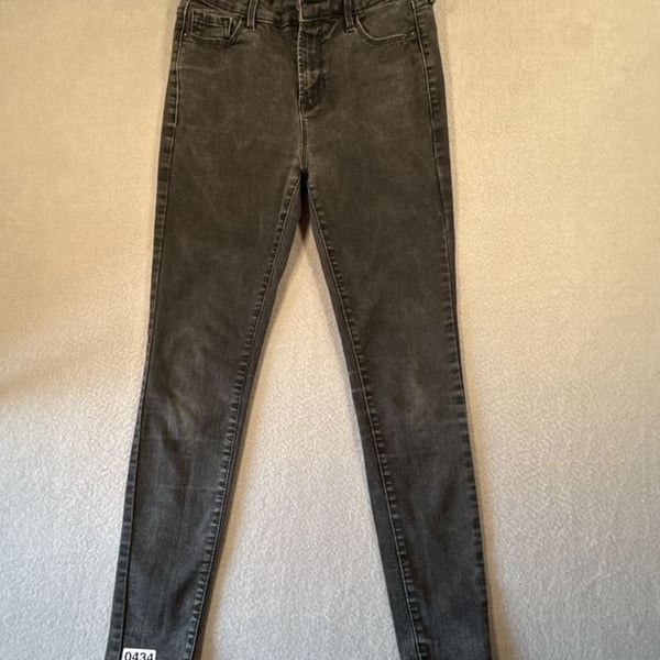 Old Navy Rockstar High Rise Skinny Jeans Gray Size 4 Petite