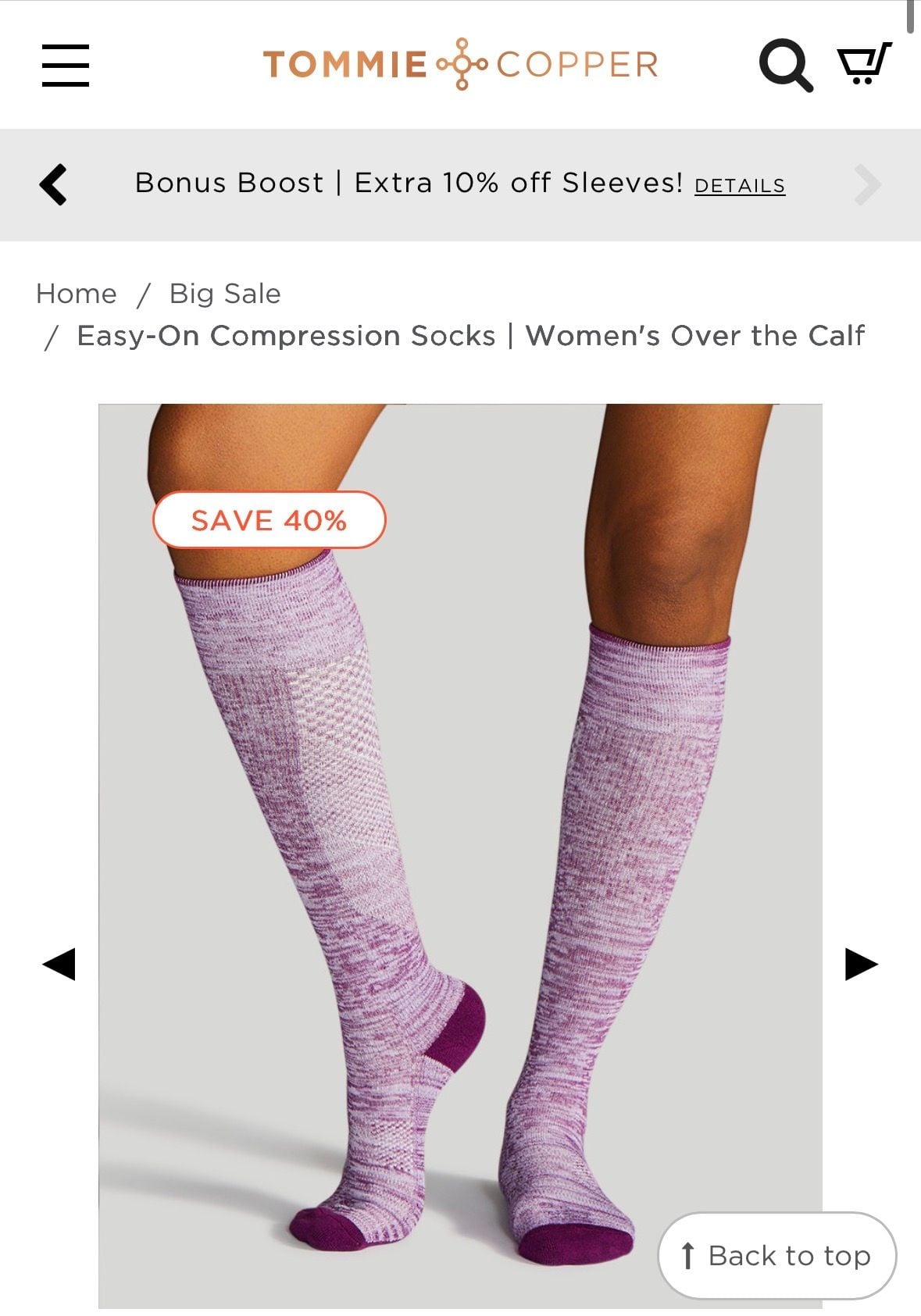 Tommie Copper Unisex Over the Calf Compression Socks Multi 4-Pack Basic 4