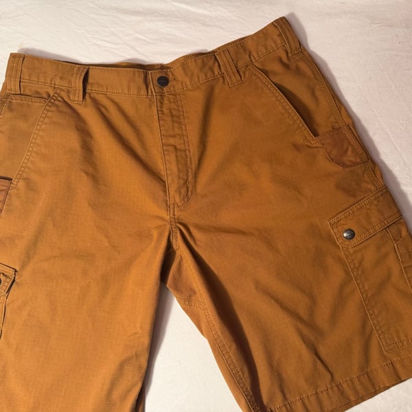 Carhartt Relaxed Fit Ripstop Cargo Shorts Brown 38