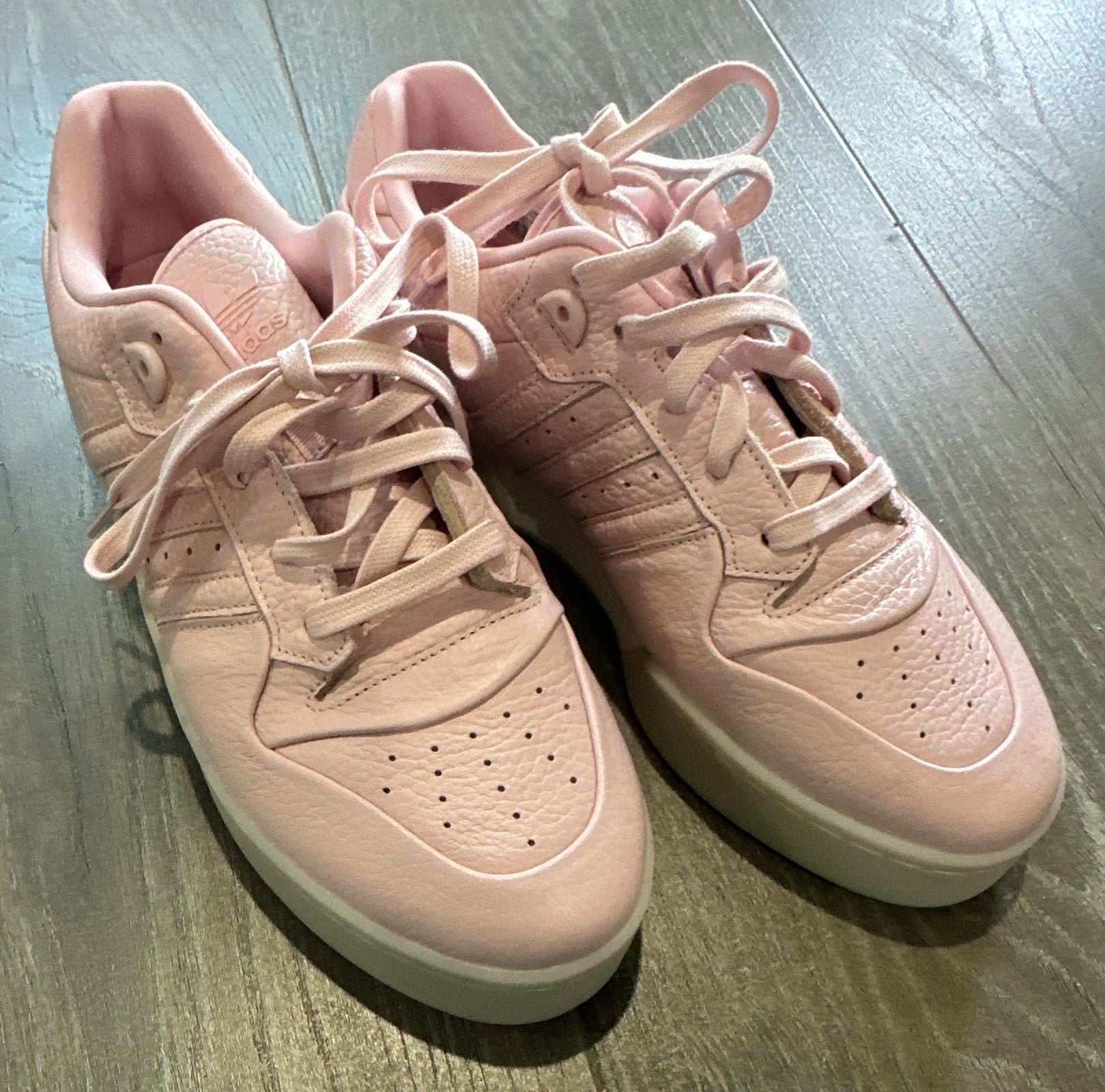 Adidas Originals Rivalry Lux Low Pink Unisex Leather Sneaker 2