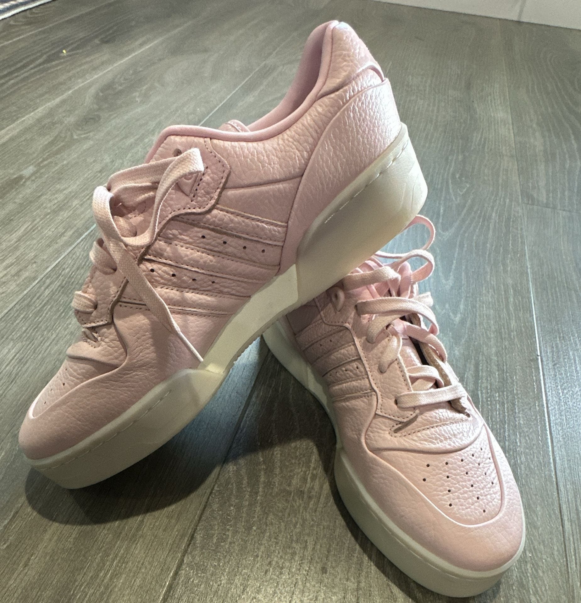 Adidas Originals Rivalry Lux Low Pink Unisex Leather Sneaker 4