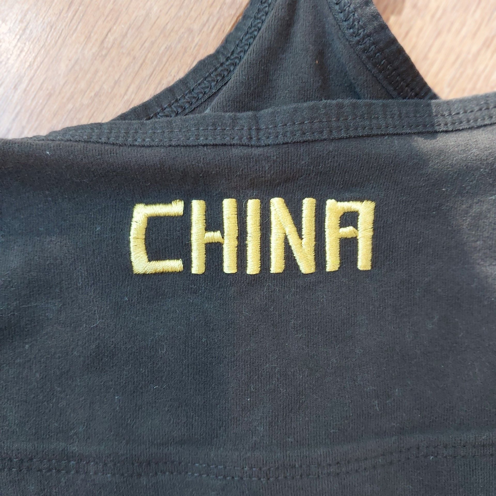 Nike FIT DRY Black China Olympic Team Sports Bra Size M 3
