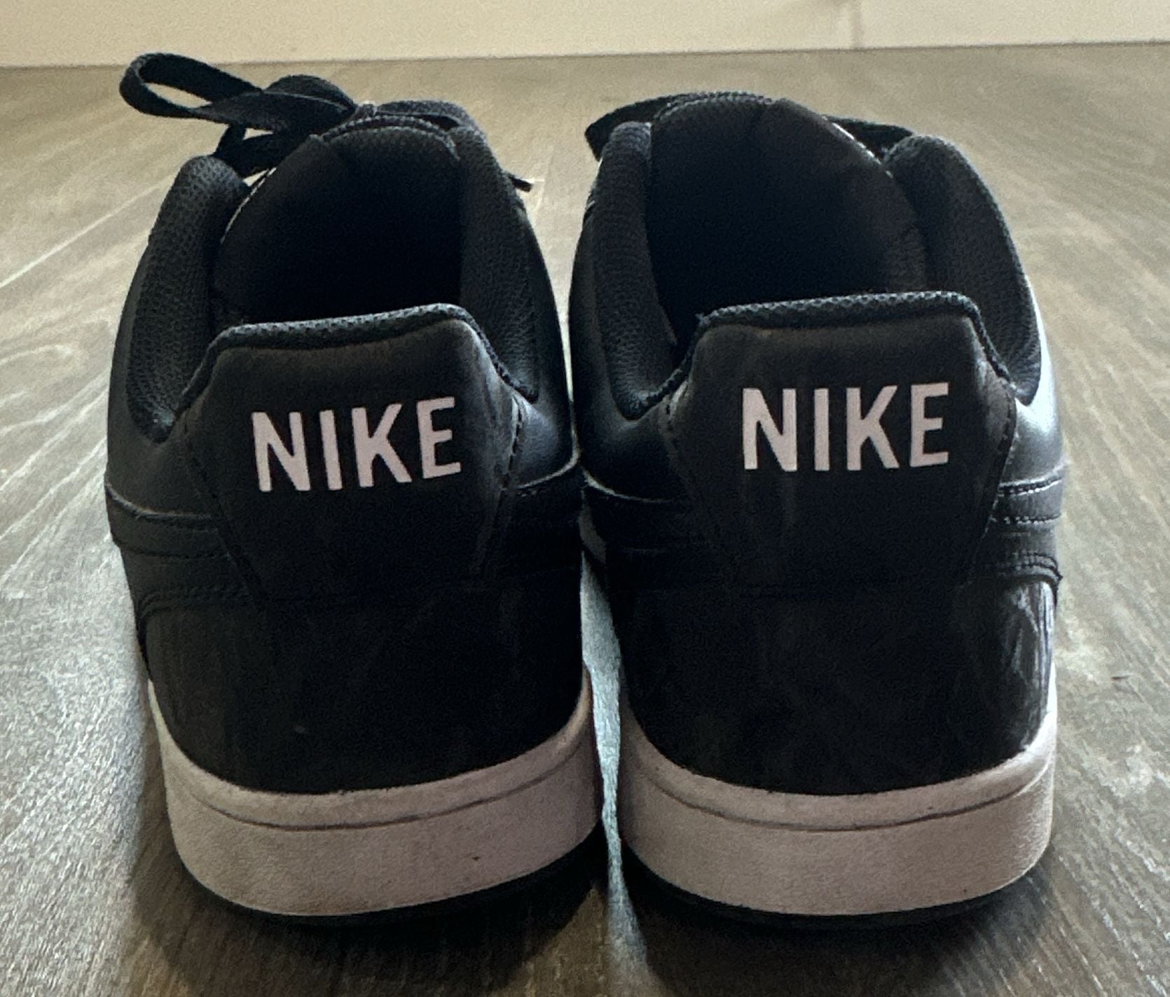 Nike Court Vision Low Sneakers Black White 5