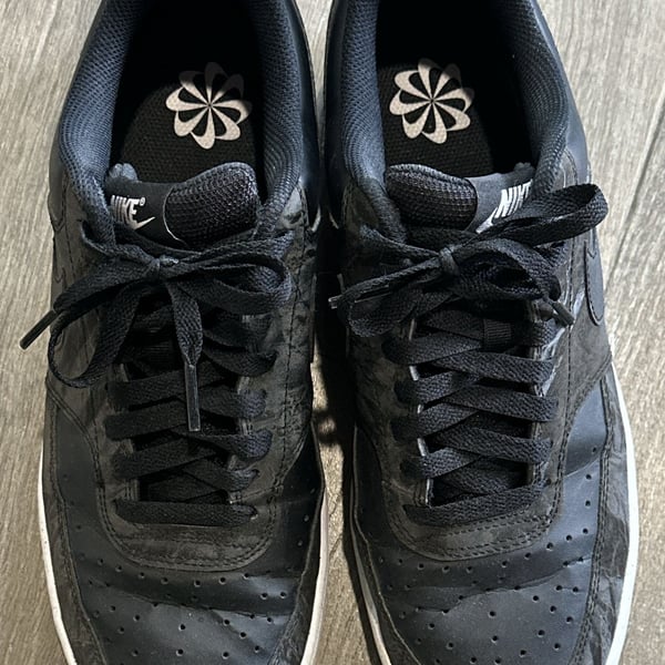 Nike Court Vision Low Sneakers Black White