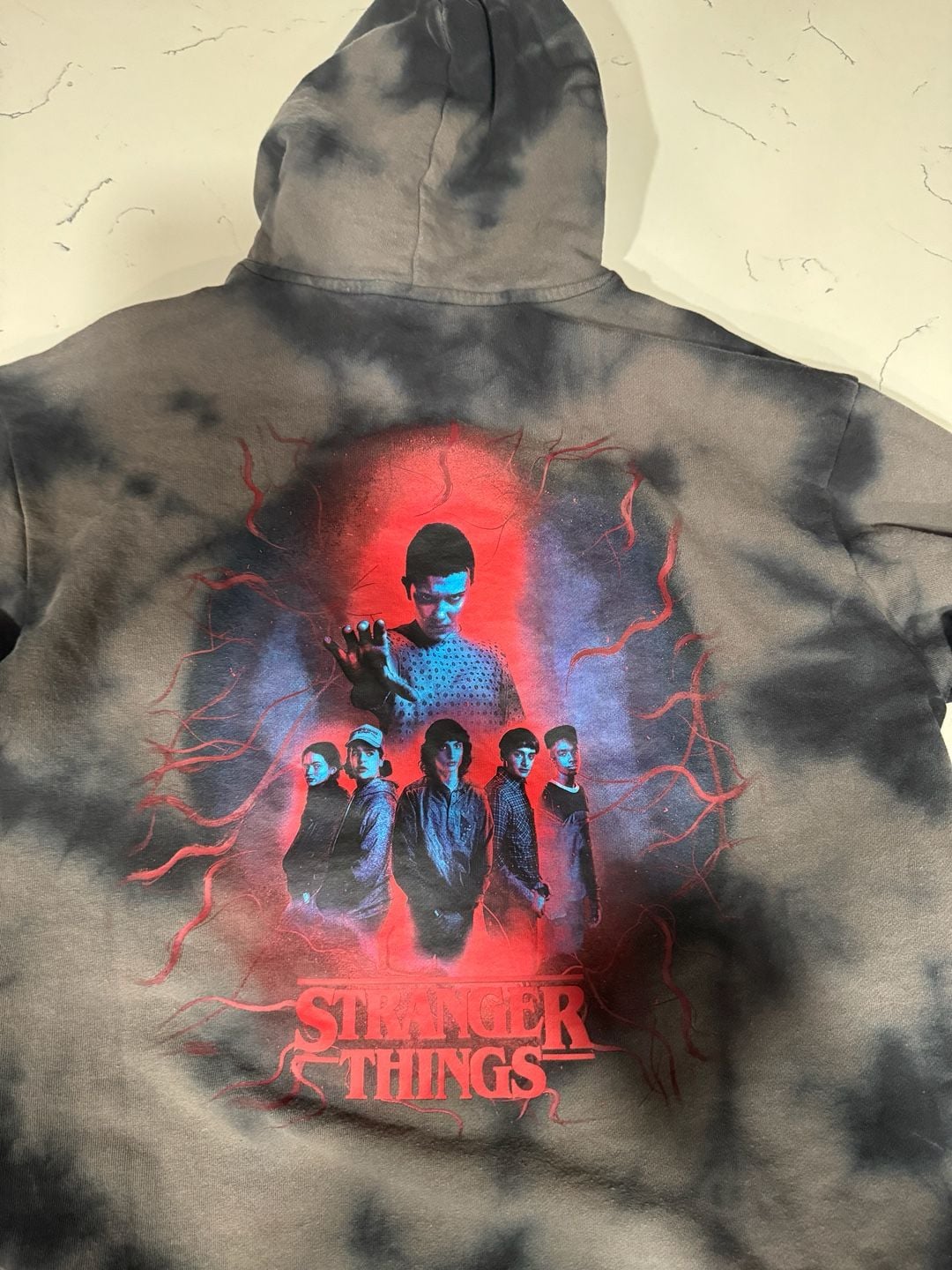 H&M x Stranger Things Tie-Dye Hoodie 3